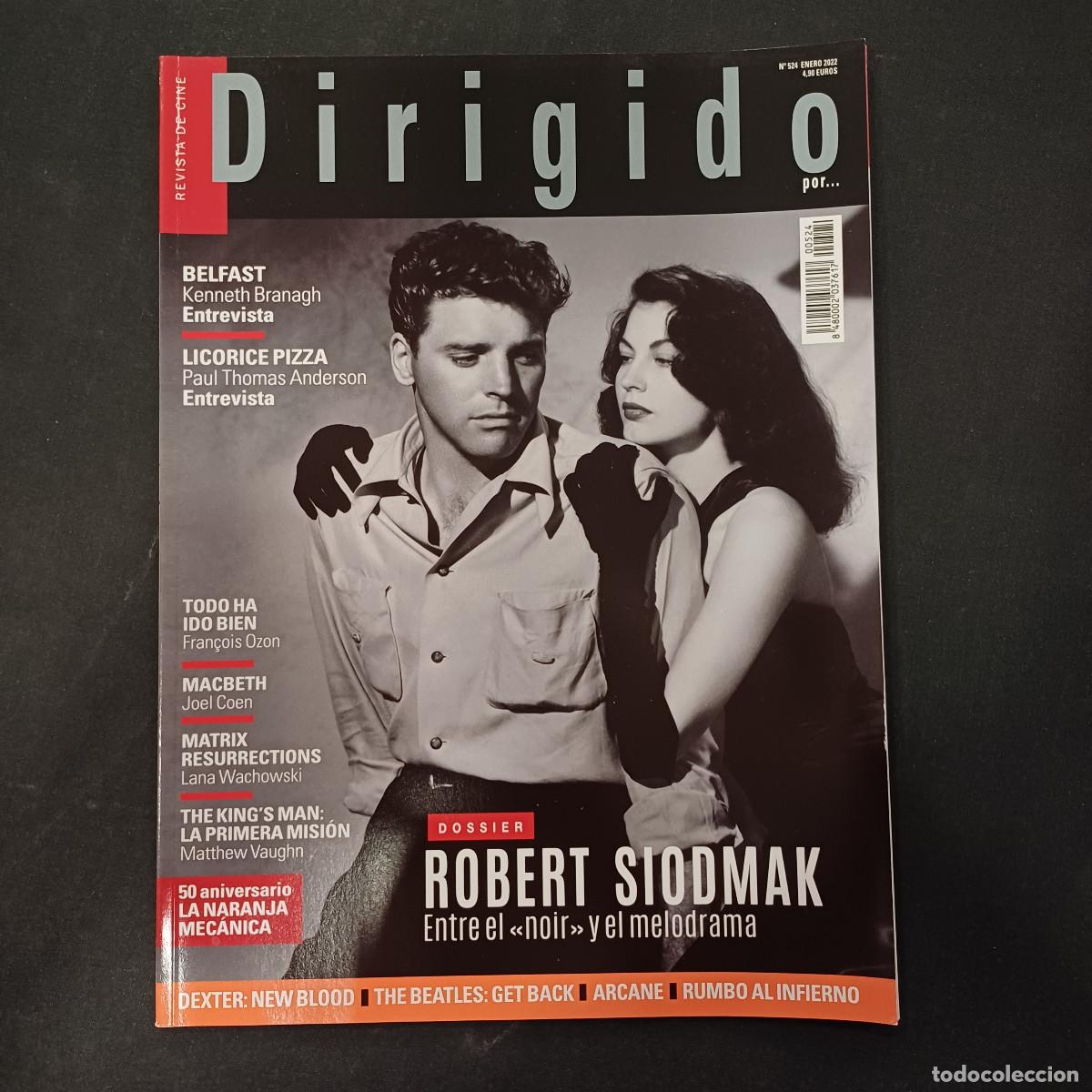 Cine: REVISTA DE CINE/DIRIGIDO POR/N&ordm; 524 ROBERT SIODMAK.