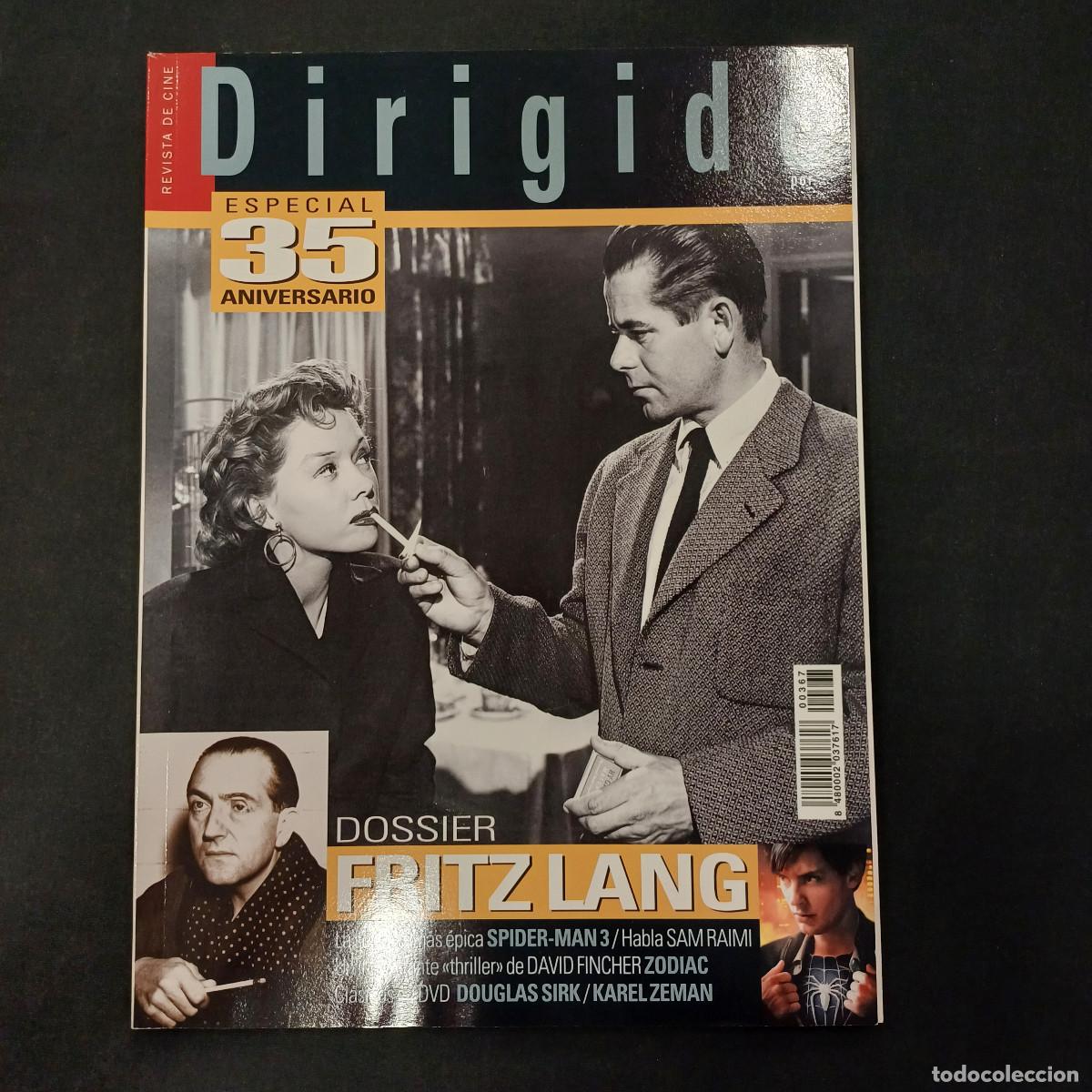 Cine: REVISTA DE CINE/DIRIGIDO POR/N&ordm; 367 ESPECIAL 35 ANIVERSARIO/FRITZ LANG.