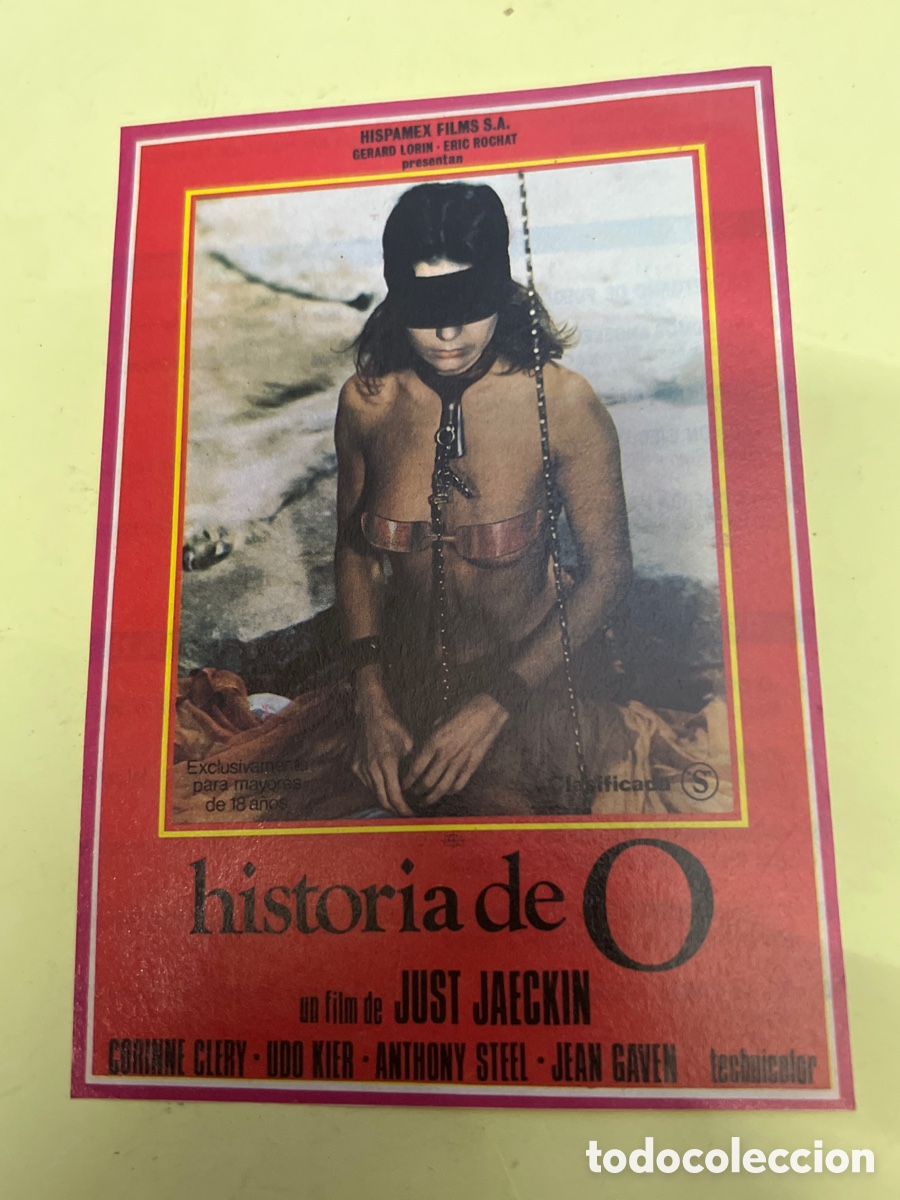 Cine: T1/F2/X58- FOLLETO DE CINE - HISTORIA DE O