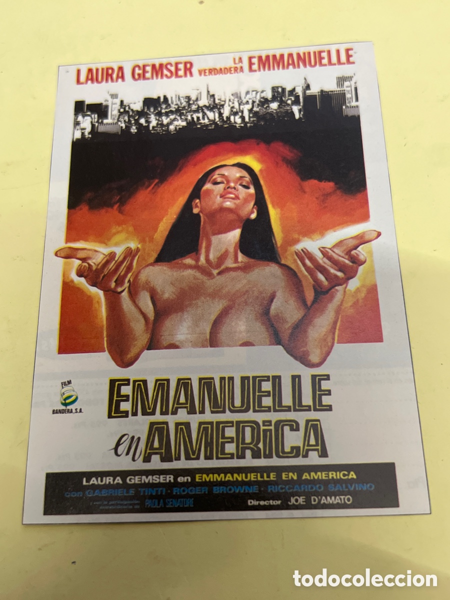 Cine: T1/F2/X59- FOLLETO DE CINE - EMANUELLE EN AM&Eacute;RICA