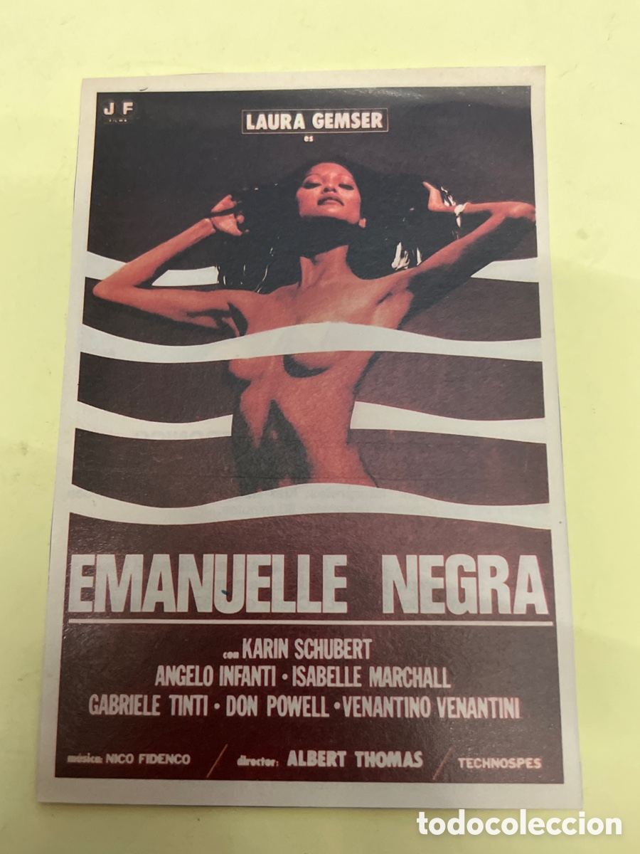 Cine: T1/F2/X61. - FOLLETO DE CINE - EMANUELLE NEGRA - MI CEREBRO ES ELECTR&Oacute;NICO- KURT RUSSELL