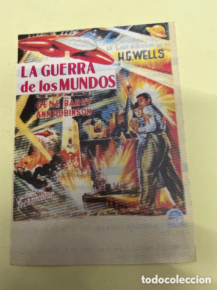 Cine: T1/F2/X64. FOLLETO DE CINE - LA GUERRA DE LOS MUNDOS