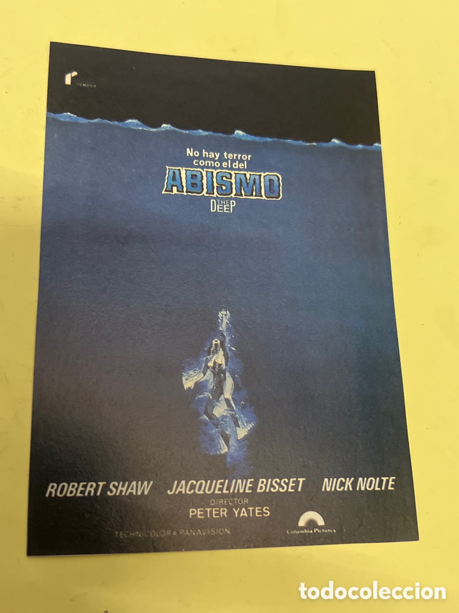 Cine: T1/F2/66. FOLLETO DE CINE - ABISMO
