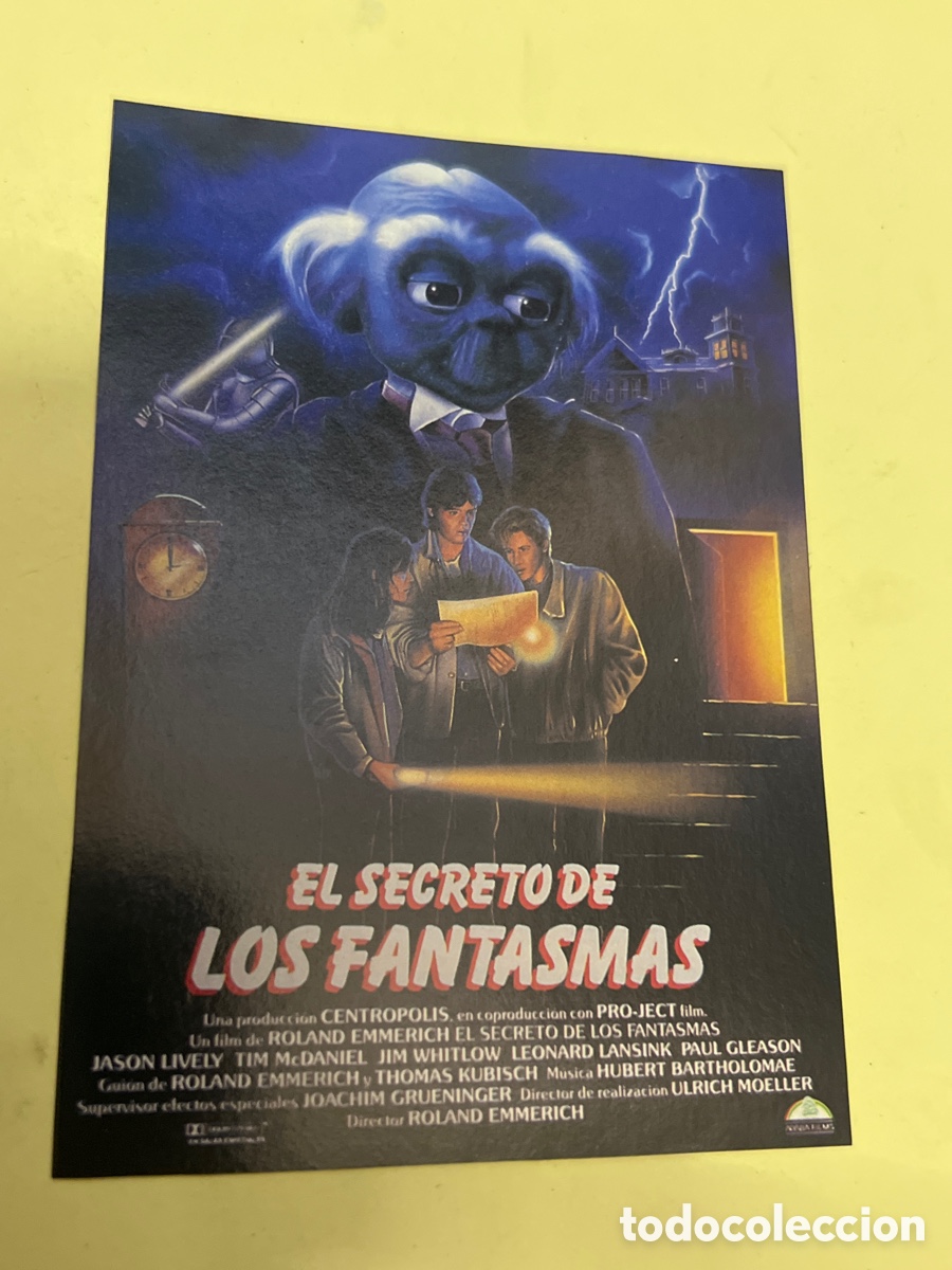 Cine: T1/F2/67. FOLLETO DE CINE - EL SECRETO DE LOS FANTASMAS
