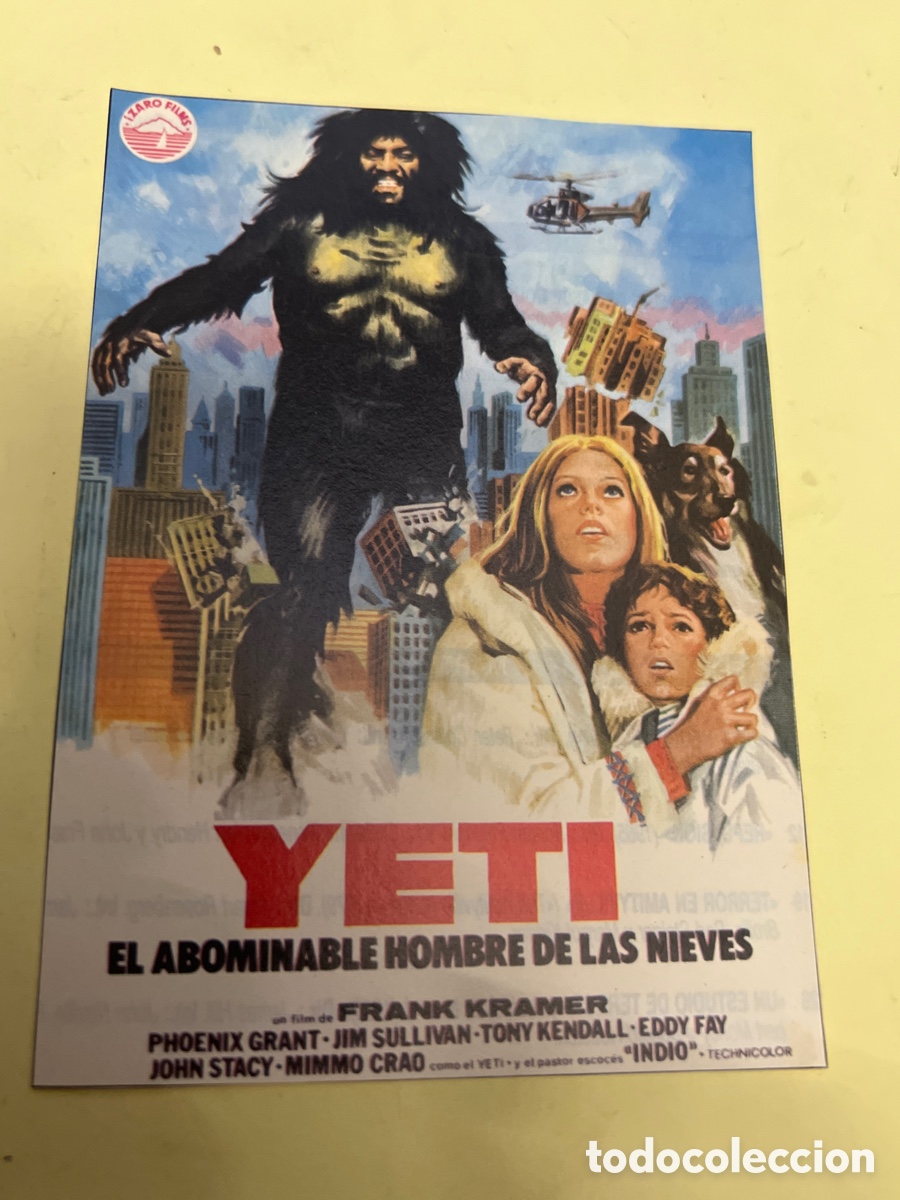 Cine: T1/F2/70. FOLLETO DE CINE - YETI