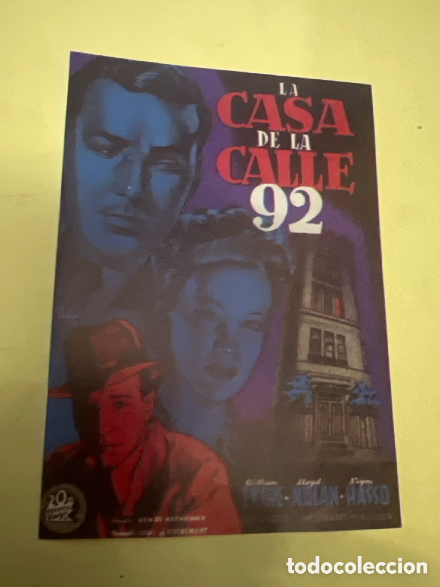Cine: T1/F2/75. FOLLETO DE CINE - LA CASA DE LA CALLE 92