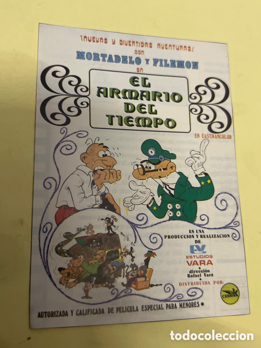Cine: T1/F2/88. FOLLETO DE CINE - MORTADELO Y FILEM&Oacute;N