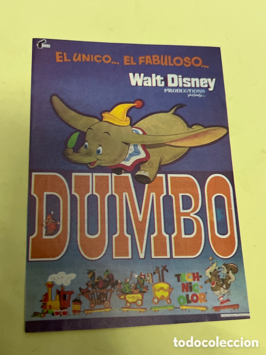 Cine: T1/F2/89. FOLLETO DE CINE - DUMBO