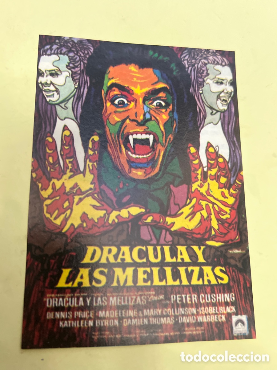 Cine: T1/F2/92. FOLLETO DE CINE - DR&Aacute;CULA Y LAS MELLIZAS