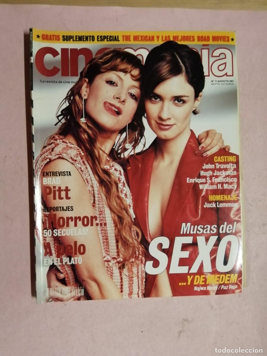 Cine: CINEMANIA (NUMERO 71) MUSAS DEL SEXO Y DE JULIO MEDEM - JOHN TRAVOLTA - BRAD PITT - JACK LEMMON -...