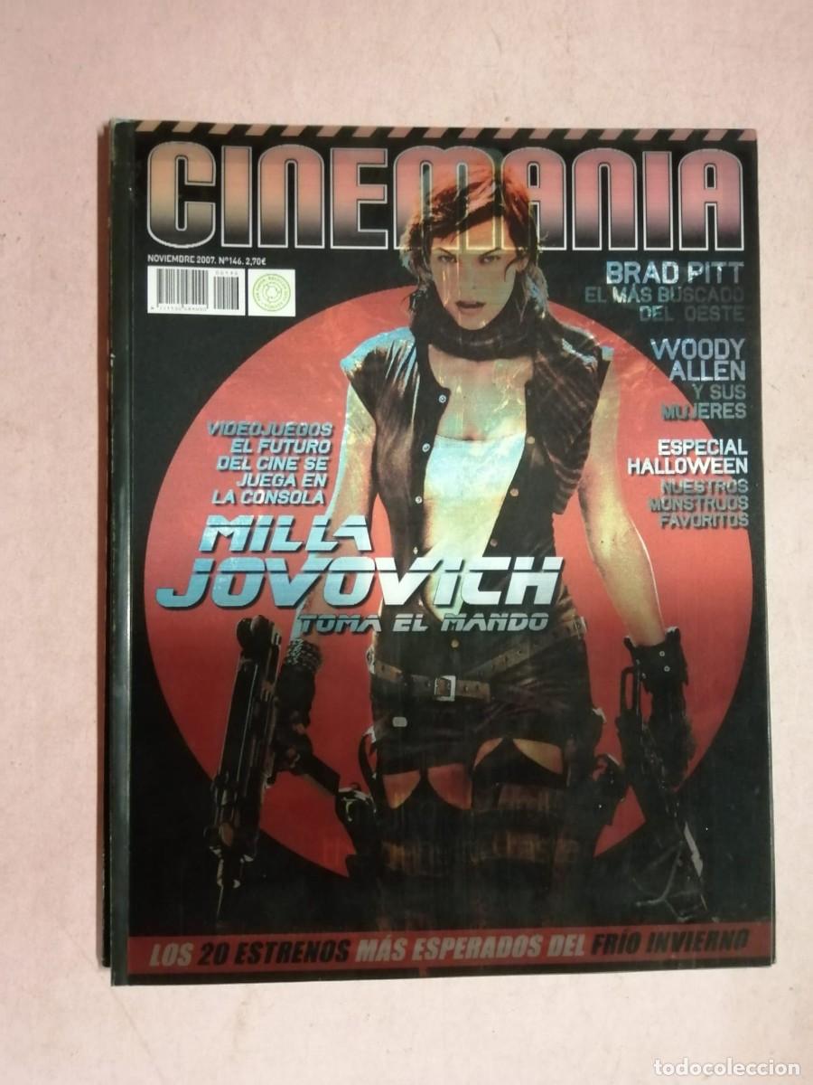Cine: CINEMANIA (NUMERO 146) MILLA JOVOVICH - WOODY ALLEN - ESENCIAL HALLOWEEN - BRAD PITT -...