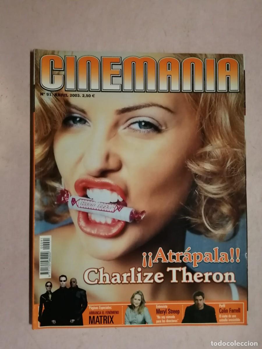 Cine: CINEMANIA (NUMERO 91) CHARLIZE THERON, ATRAPALA - COLIN FARRELL - MERYL STREEP - MATRIX -...