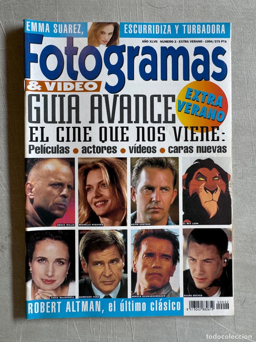 Cine: Revista Fotogramas, Emma Suarez, Bruce Willis, A&ntilde;o 1994