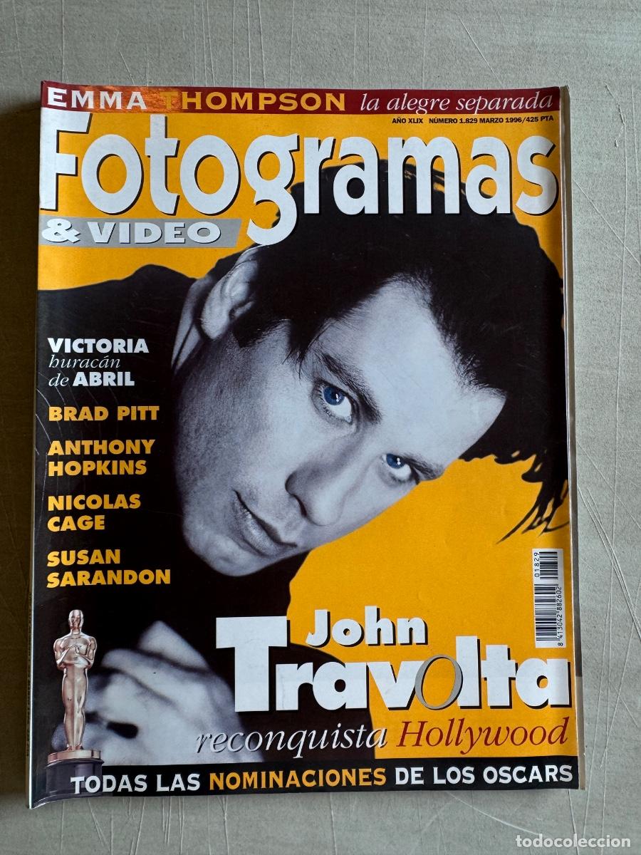 Cine: Revista Fotogramas, John Travolta, Brad Pitt, A&ntilde;o 1996