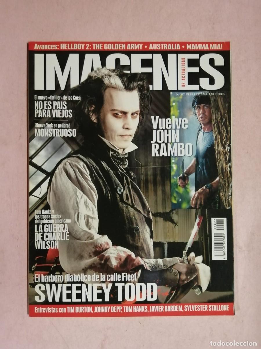 Cine: REVISTA IMAGENES (NUMERO 277) SWEENEY TODD - VUELVE JOHN RAMBO - NO ES PAIS PARA VIEJOS -...