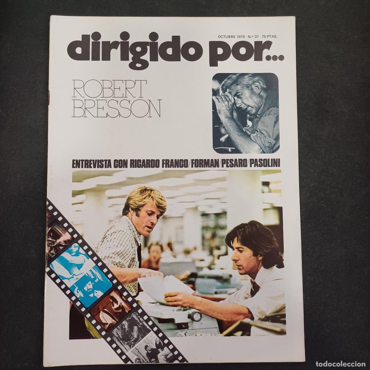 Cine: REVISTA DE CINE/DIRIGIDO POR/N&ordm; 37 ROBERT BRESSON.
