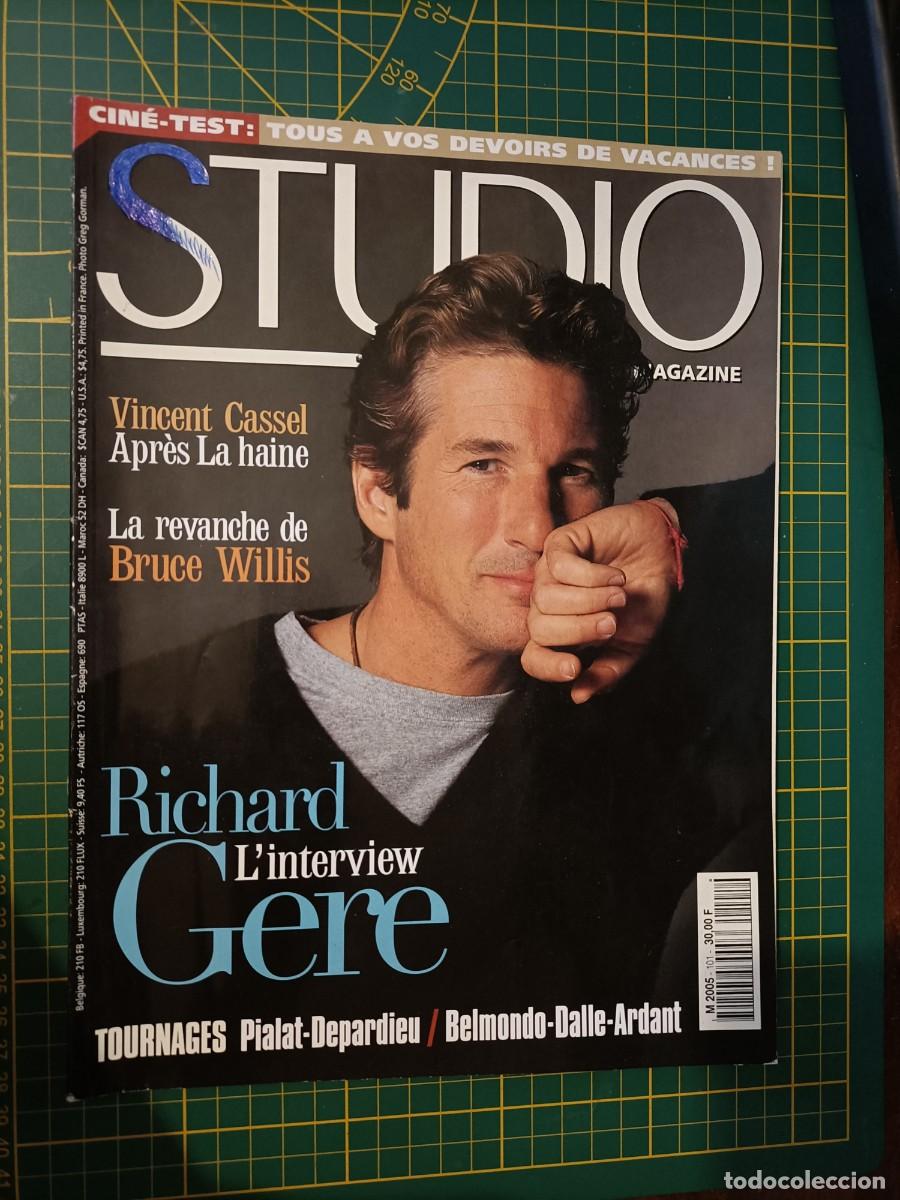 Cine: STUDIO MAGAZINE N&ordm; 101 Juillet- Aout 1995 Richard Gere. Vincent Cassel Bruce Willis