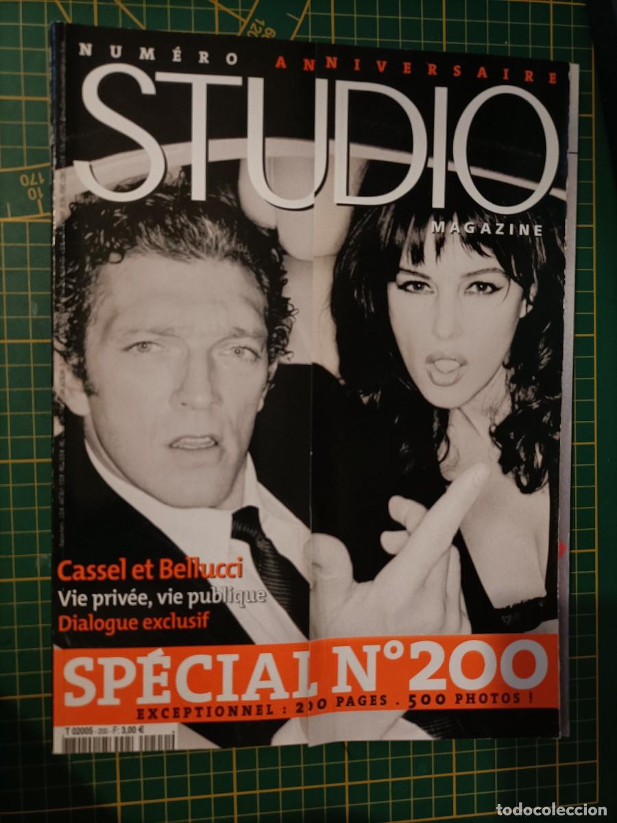 Cine: STUDIO MAGAZINE N&ordm; 199-200 Avril 2004. Cassel et Bellucci. Mel Gibsol. P&oacute;ster Scarface