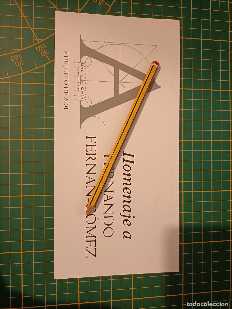 Cine: HOMENAJE A FERN&Aacute;N G&Oacute;MEZ. ACADEMIA DE LAS ARTES Y LAS CIENCIAS. DESPLEGABLE. 2001
