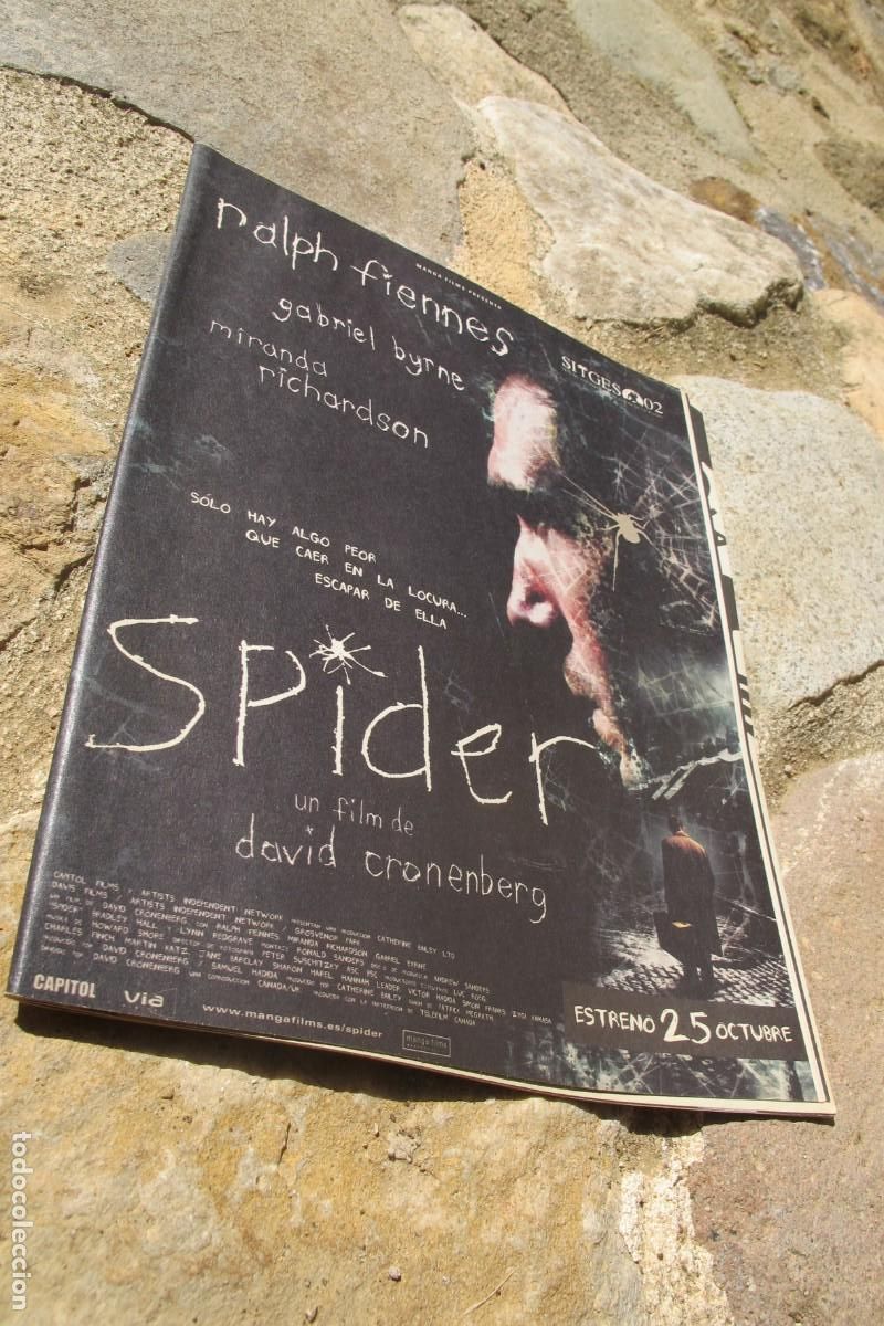 Cine: CATALOGO SITGES 2002 FESTIVAL SPIDER DAVID CRONENBERG