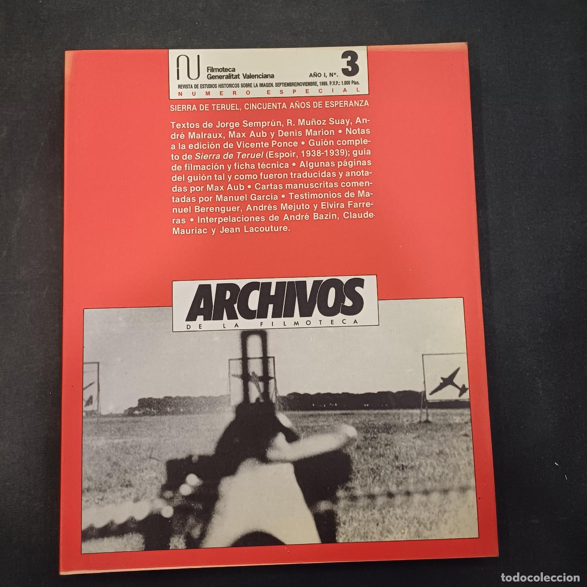 Cine: ARCHIVOS DE LA FILMOTECA/REVISTA DE ESTUDIOS HISTORICOS SOBRE LA IMAGEN/N&ordm; 3.