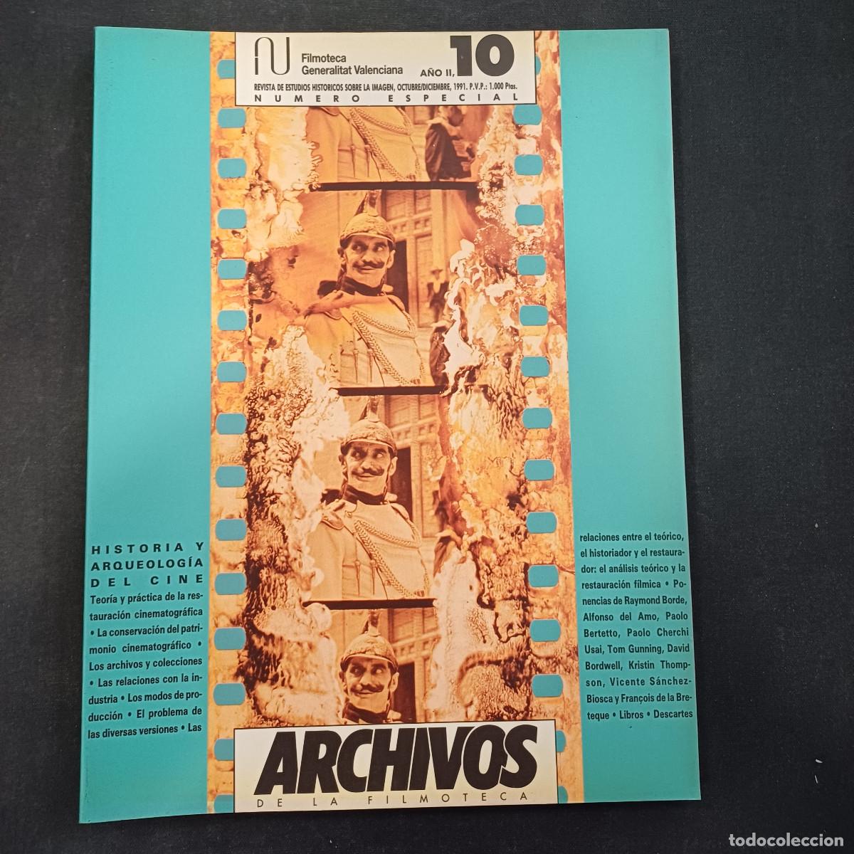 Cine: ARCHIVOS DE LA FILMOTECA/REVISTA DE ESTUDIOS HISTORICOS SOBRE LA IMAGEN/N&ordm; 10.