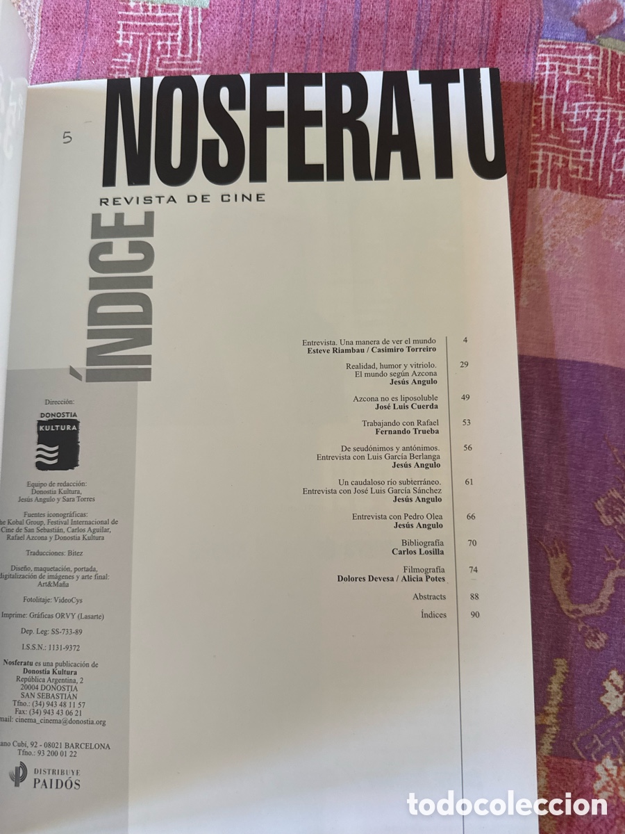 Cine: NOSFERATU REVISTA DE CINE 30