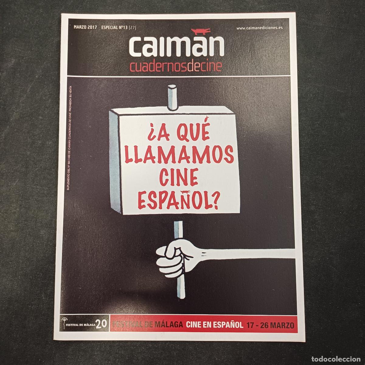 Cine: CAIMAN/CUADERNOS DE CINE N&ordm; 13 ESPECIAL.