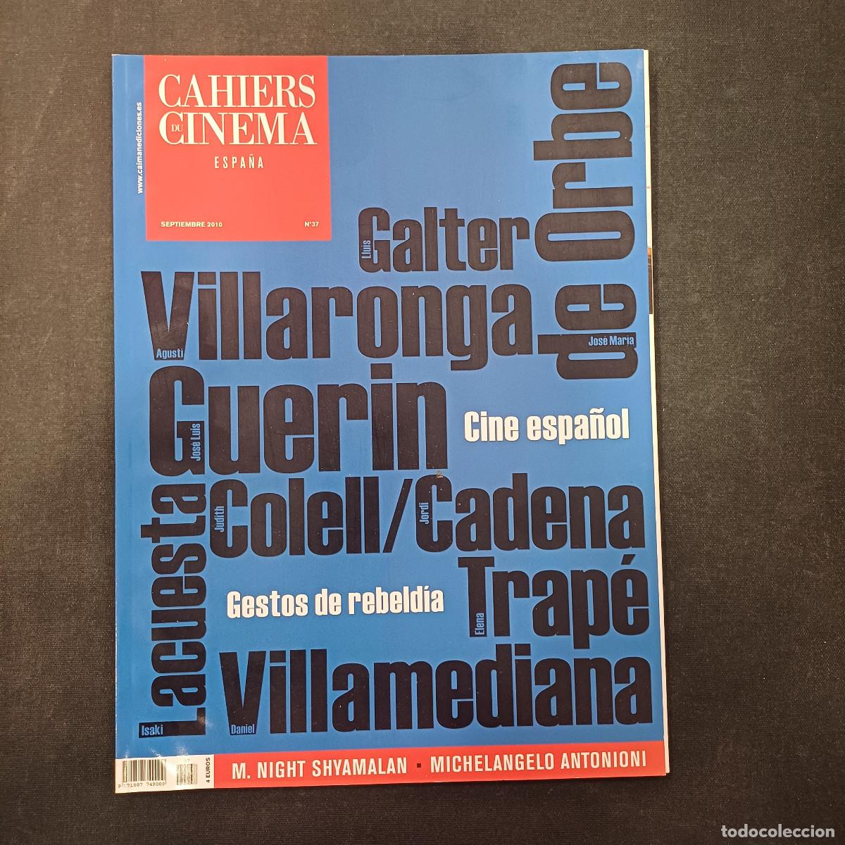 Cine: CAHIERS DU CINEMA ESPA&Ntilde;A N&ordm; 37/CINE ESPA&Ntilde;OL.