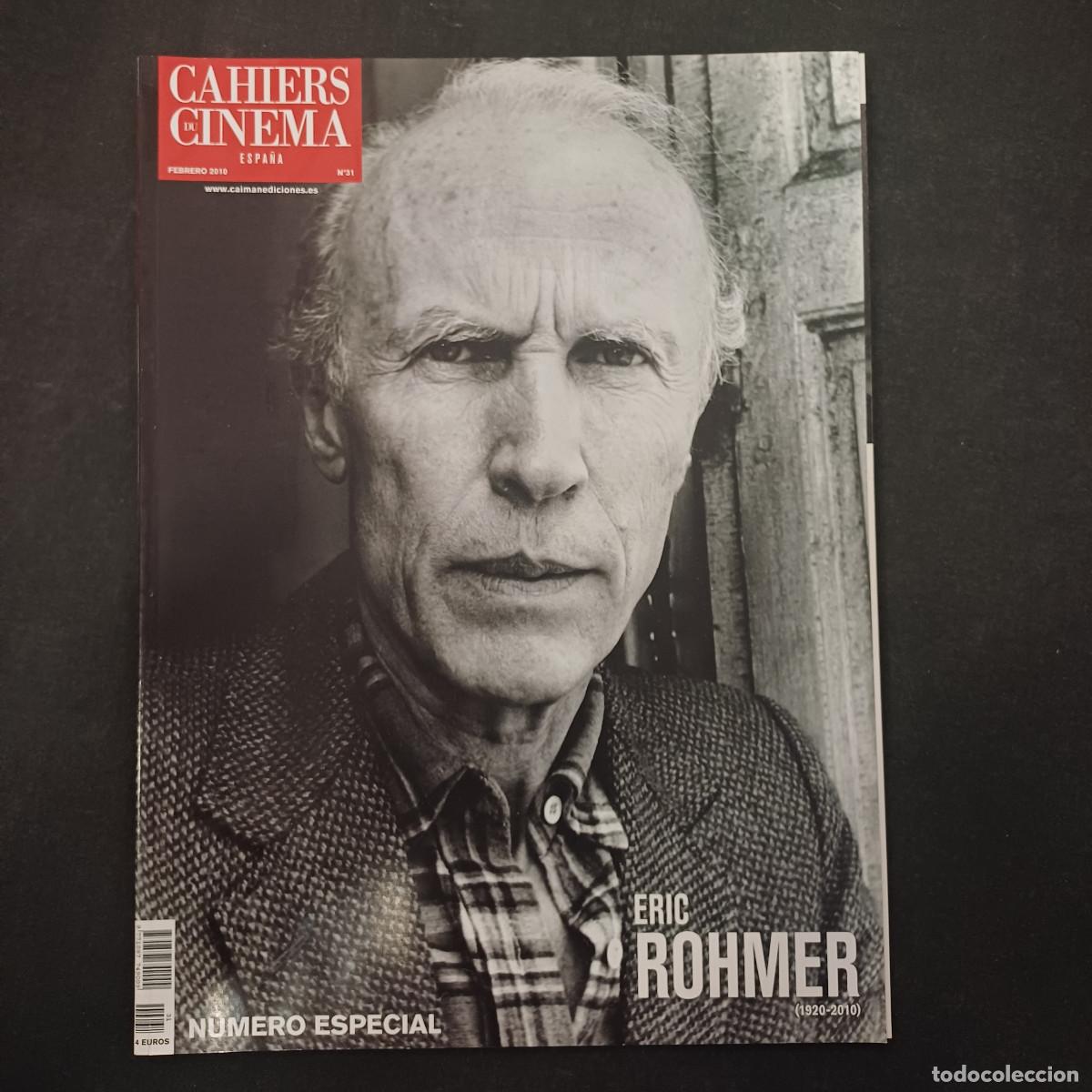 Cine: CAHIERS DU CINEMA ESPA&Ntilde;A N&ordm; 31/ERIC ROHMER/NUMERO ESPECIAL.