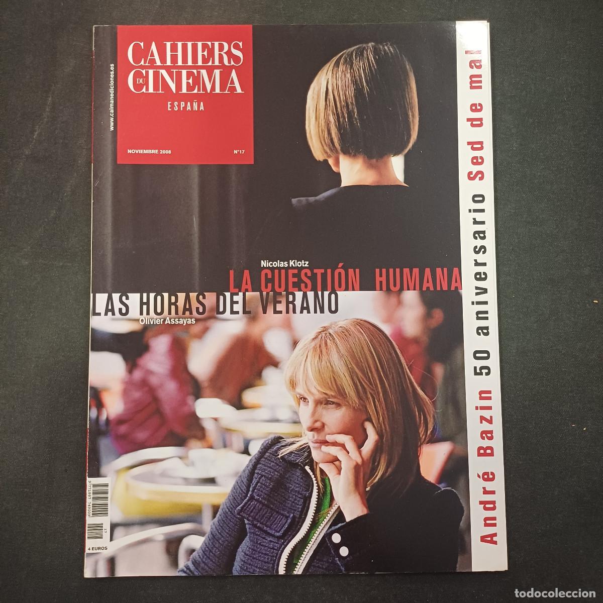 Cine: CAHIERS DU CINEMA ESPA&Ntilde;A N&ordm; 17/ANDRE BAZIN.