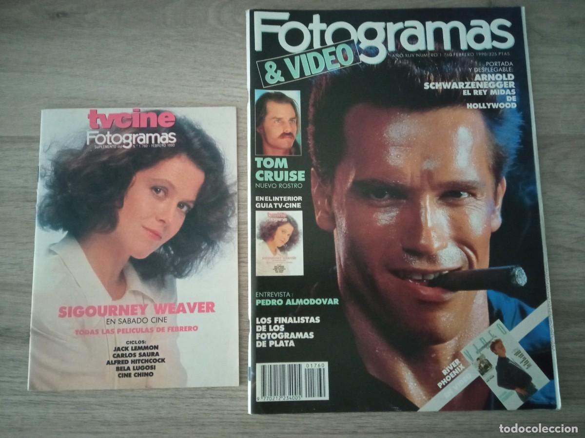 Cine: FOTOGRAMAS N&ordm; 1.760, FEBRERO 1990, COMPLETO CON SUPLEMENTO TV E INCLUSO CON CATALOGO FILMAX INTERIOR