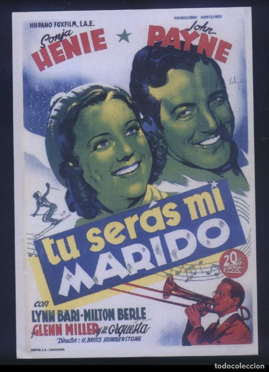 Cine: Q-01841- TU SERAS MI MARIDO (Sun Valley Serenade) (SOLIG&Oacute;) SONJA HENIE