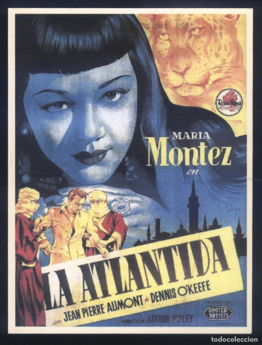 Cine: Q-02400- LA ATLANTIDA (SOLIG&Oacute;) (Siren of Atlantis) MARIA MONTEZ
