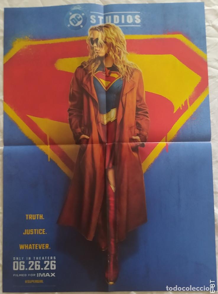 Cine: P&Oacute;STER DOBLE / SUPERGIRL + SIN PIEDAD (ver descripci&oacute;n)