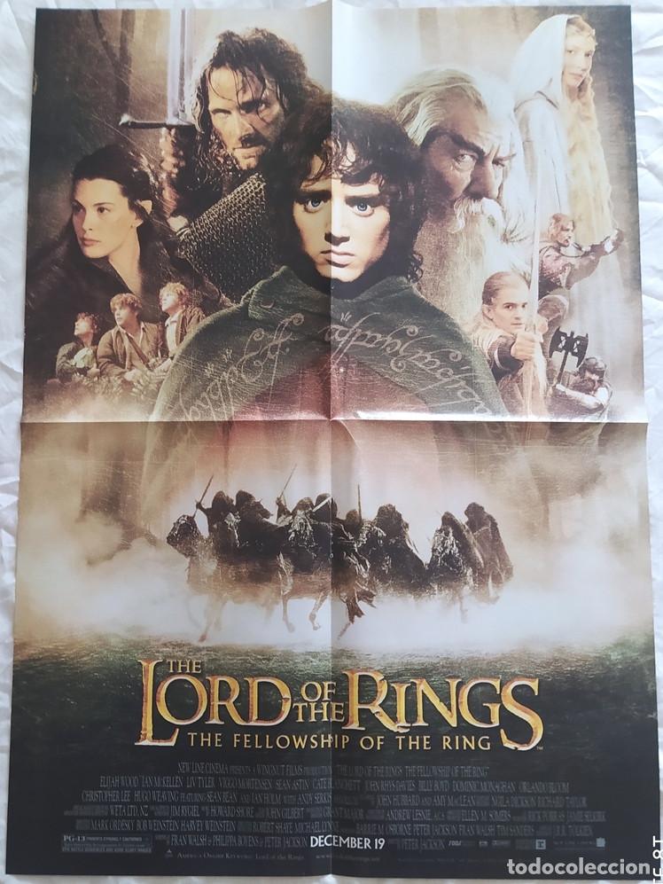 Cine: P&Oacute;STER DOBLE / EL SE&Ntilde;OR DE LOS ANILLOS: LA COMUNIDAD DEL ANILLO + 24 (serie TV) (ver descripci&oacute;n)