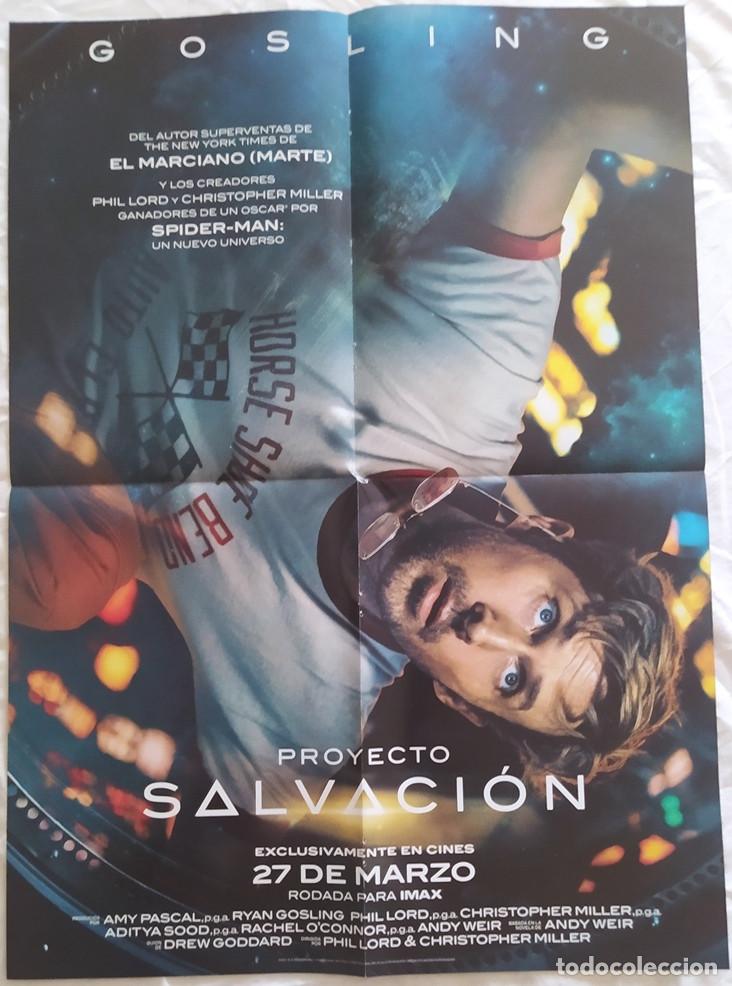 Cine: P&Oacute;STER DOBLE / PROYECTO SALVACI&Oacute;N + PEAKY BLINDERS: EL HOMBRE INMORTAL (ver descripci&oacute;n)
