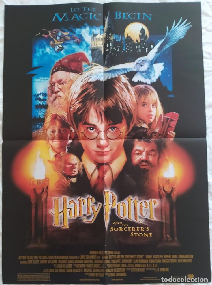 Cine: P&Oacute;STER DOBLE / HARRY POTTER Y LA PIEDRA FILOSOFAL + SUPER MARIO GALAXY (ver descripci&oacute;n)