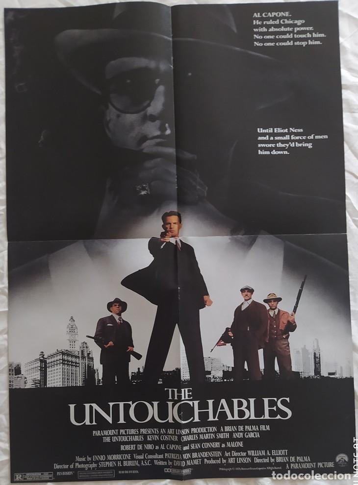 Cine: P&Oacute;STER DOBLE / LOS INTOCABLES DE ELIOT NESS + 30 MONEDAS (serie TV) (ver descripci&oacute;n)