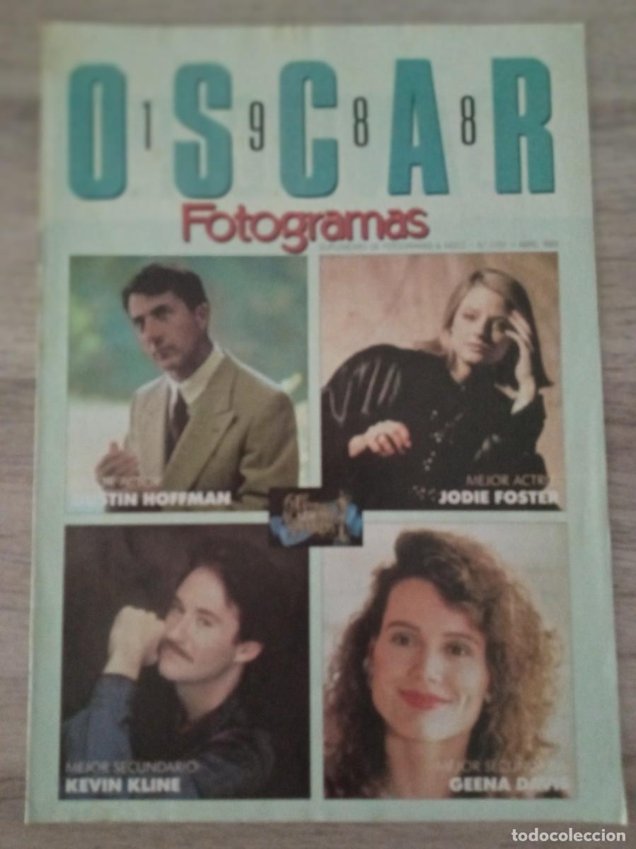 Cine: OSCAR 1988, SUPLEMENTO DE LA REVISTA FOTOGRAMAS 1.751 DE ABRIL DE 1989