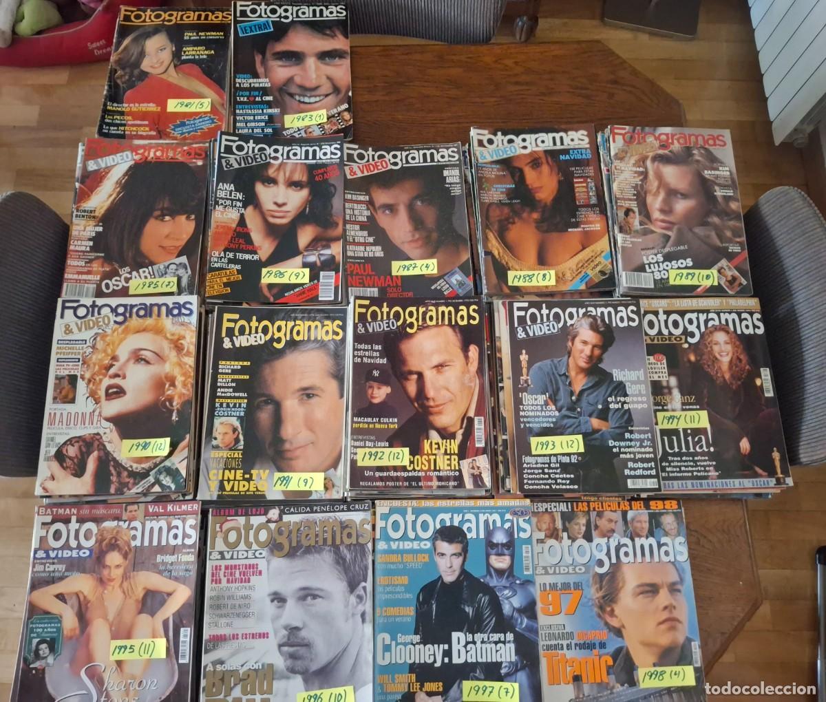 Cine: Lote revistas Fotogramas antiguas.