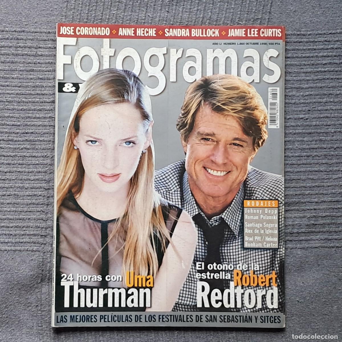Cine: FOTOGRAMAS N&Uacute;MERO 1860, OCTUBRE 1998. - UMA THURMAN - ROBERT REDFORD -
