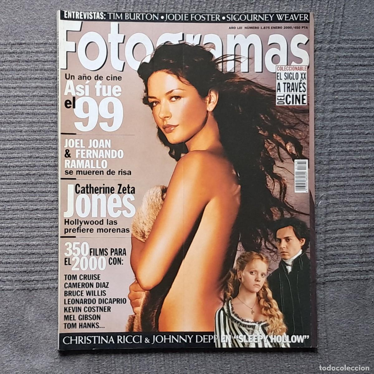Cine: FOTOGRAMAS N&Uacute;MERO 1875, ENERO 2000. - TIM BURTON - CATHERINE ZETA JONES - ASI FUE EL 99 -