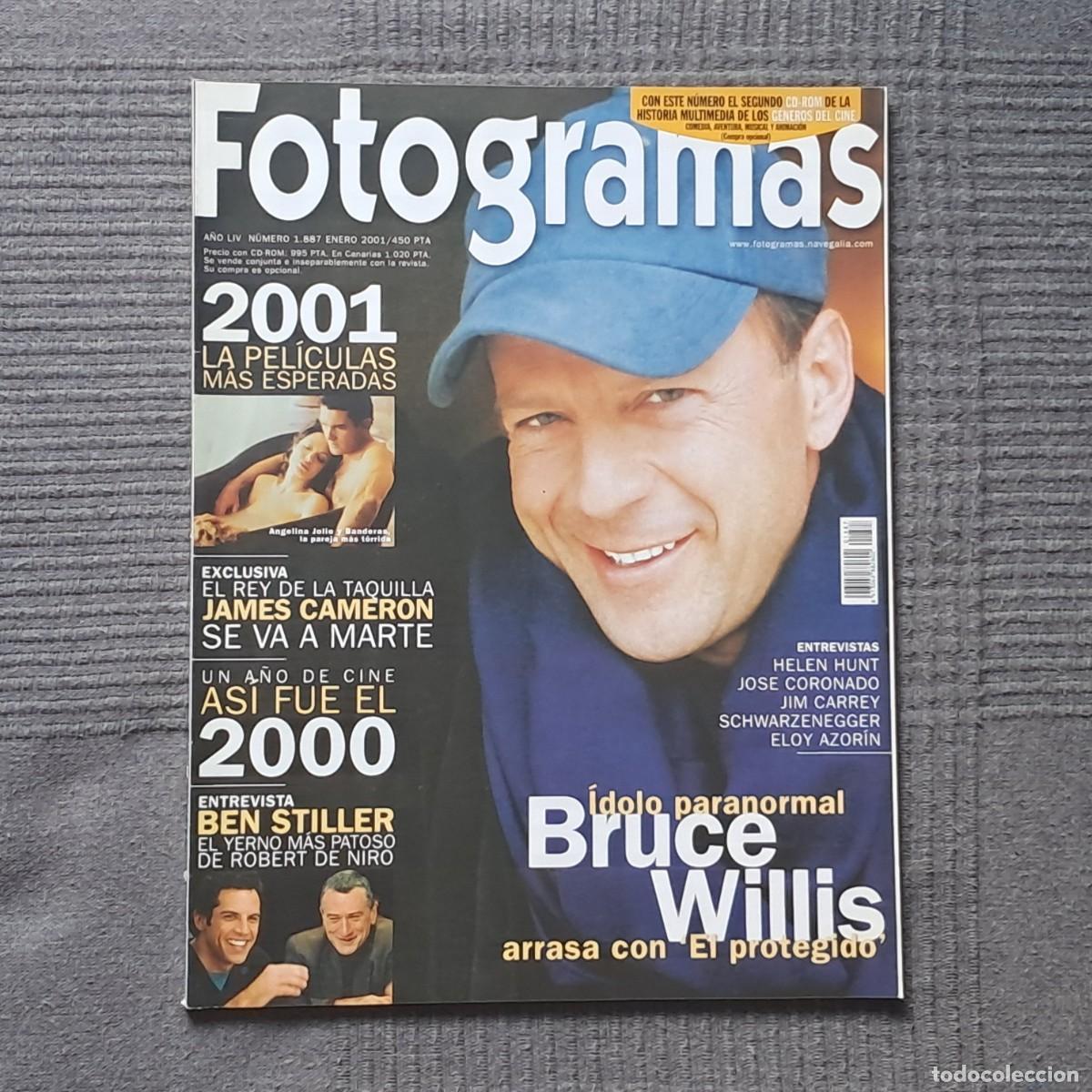 Cine: FOTOGRAMAS N&Uacute;MERO 1887, ENERO 2001. - BRUCE WILLIS - AS&Iacute; FUE EL 2000 - BEN STILLER -