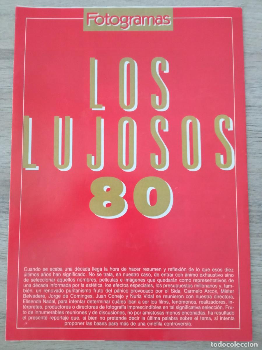Cine: LOS LUJOSOS 80, SUPLEMENTO DE REVISTA DE FOTOGRAMAS