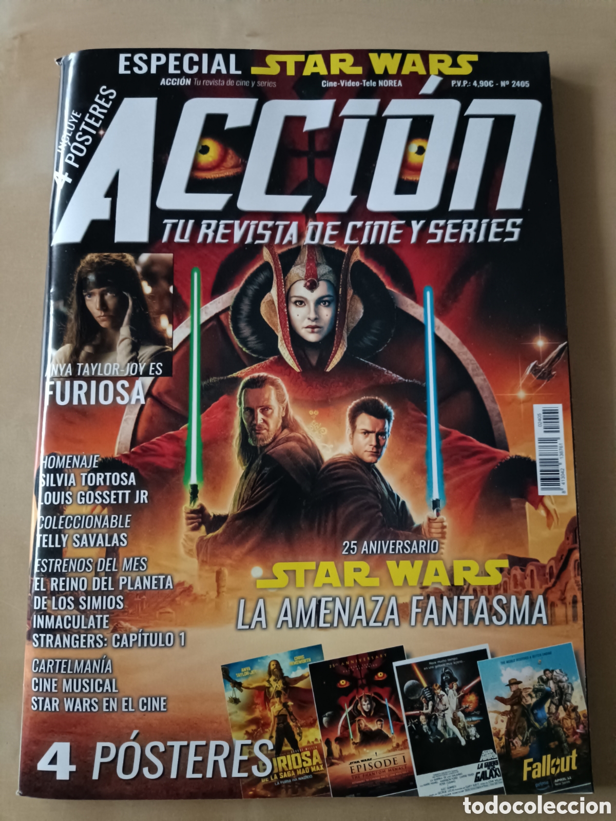 Cine: REVISTA ACCI&Oacute;N N&deg; 2405 MAYO 2024 25 ANIVERSARIO STAR WARS LA AMENAZA FANTASMA c22