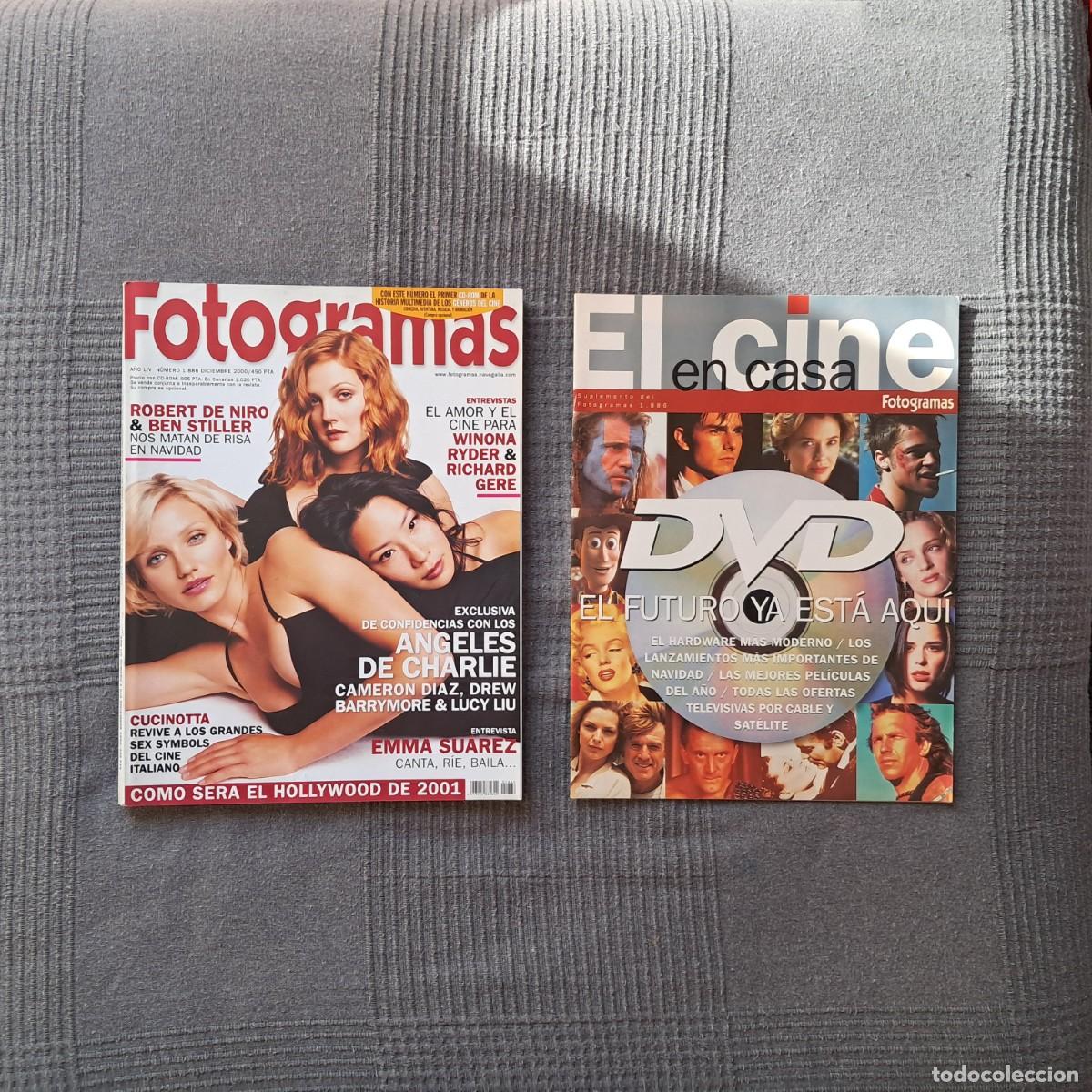 Cine: FOTOGRAMAS N&Uacute;MERO 1886, DICIEMBRE 2000. - &Aacute;NGELES DE CHARLIE - CUCINOTTA - DE NIRO Y SANDLER -