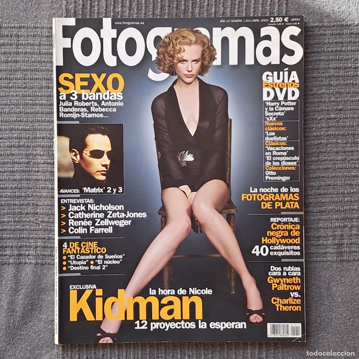 Cine: FOTOGRAMAS N&Uacute;MERO 1914, ABRIL 2003. - NICOLE KIDMAN - MATRIX 2 Y 3 - CR&Oacute;NICA NEGRA DE HOLLYWOOD -