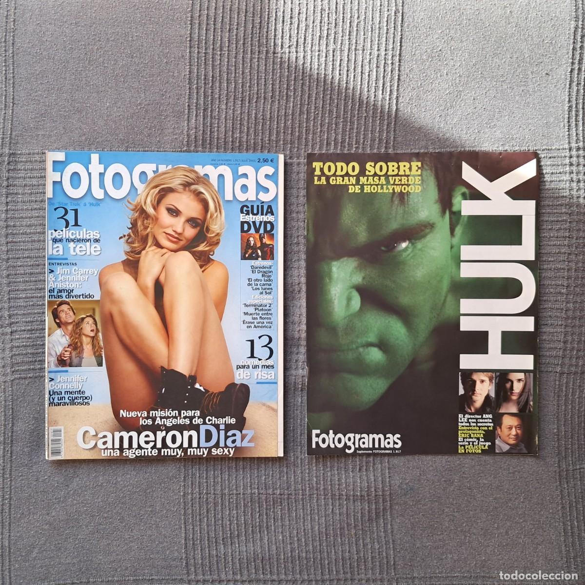Cine: FOTOGRAMAS N&Uacute;MERO 1917, JULIO 2003. - CAMERON DIAZ - JIM CARREY & JENNIFER ANISTON - M&Uacute;SICA DE CINE