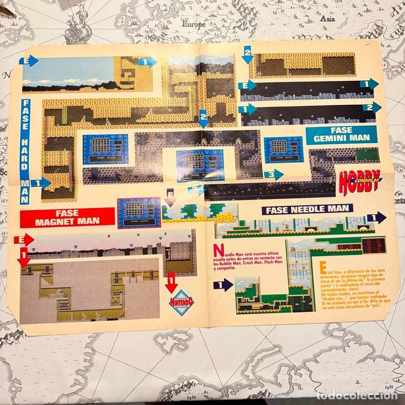 Cine: P&oacute;ster Videojuego Mega Man 2 Hobby Consolas